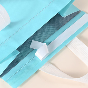 Sac fourre-tout non tissé personnalisé avec logo, sac pour vêtements, sac promotionnel écologique thermosoudé pour plats à emporter - Product Image 3