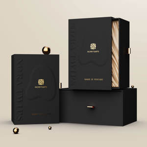 Scatola per Profumo con Cassetto Personalizzabile con LOGO, Stampa in Oro, Confezione Regalo di Lusso per Fragranze in Bottiglia - Product Image 1