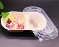 Boîte jetable en papier blanc et brun à 2 compartiments, biodégradable, en bagasse de canne à sucre, matériaux recyclés, compatible micro-ondes, pour emporter