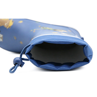 Bottes de pluie pour enfants en caoutchouc naturel 100% personnalisées avec cordon de serrage réglable, bottes écologiques toutes saisons pour enfants, usine OEM
