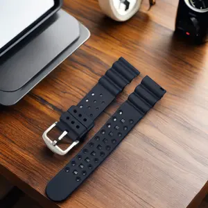FKM fluororubber can only be worn Apple watch strap with buckle 19mm 21mm spot wholesale