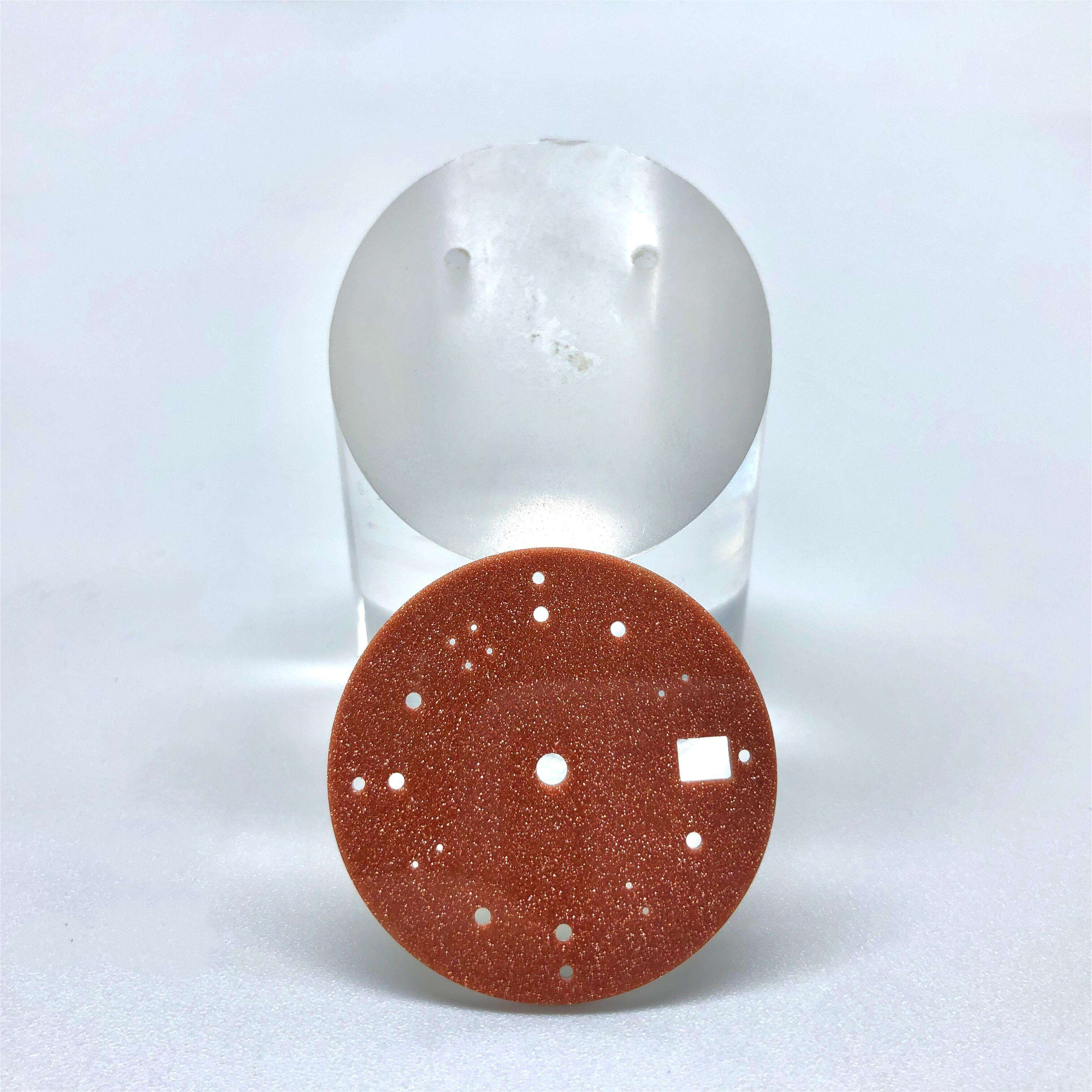 High Quality Watch Dial Parts Luxury Red Sandstone Customize