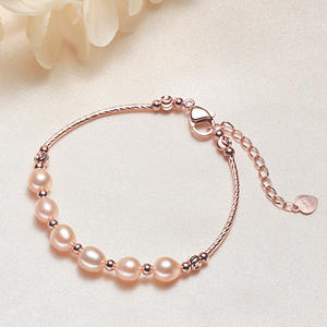 Bracelet en perles d'eau douce de style ethnique en gros de Zhuji Pearl Jewelry Stall, magnifique design de bracelet à perles - Product Image 3