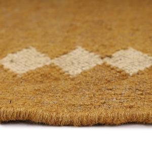 Tapis décoratif géométrique en laine Kilim fabriqué à la main de qualité supérieure pour salon ou bureau à domicile ensembles de tapis - Product Image 3