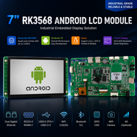 7,0 Zoll TFT Android 12/13 Smart Display Kapazitiver Touchscreen 1024x600 Auflösung 350 Nit Helligkeit RS485/RS232/TTL 2,0GHz