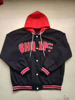 Manteau Hip Hop Européen avec Logo Personnalisable pour Hommes Dernière Veste Brodée pour Printemps Automne Coupe Ample pour High Street Baseball