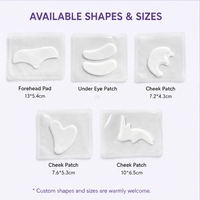 Patchs Hydrogel Jetables en Tissu Non-Tissé pour les Yeux, Masque Anti-Poches Rafraîchissant et Hydratant pour le Contour des Yeux, Patchs Faciaux Apaisants pour Soins Quotidiens