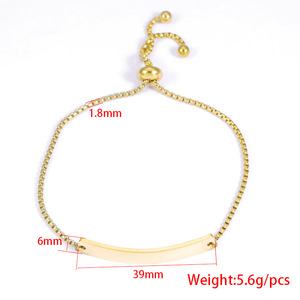 CAIOOCHE Vente en gros de chaînes <span class=keywords><strong>gourmette</strong></span> vierges en acier inoxydable, hypoallergéniques, plaquées or, argent et noir, pour bracelets DIY pour femmes et hommes - Product Image 4