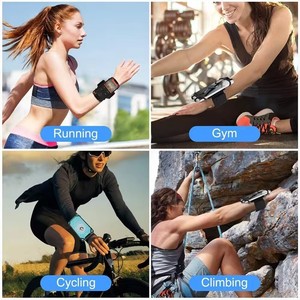 Brazalete deportivo Universal al aire libre soporte para teléfono funda de muñeca gimnasio correr teléfono bolsa brazalete funda para iPhone para Samsung <span class=keywords><strong>Xiaomi</strong></span> - Product Image 6