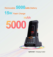 Ordinateur mobile robuste Android 14 ODM avec scanner portable et batterie 5000 mAh, processeur MT6765, pour la gestion des stocks