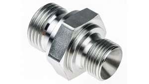 Conector recto de acero inoxidable de suministro directo de fábrica 1/2in OD 1/2in NPT Adaptador roscado de mamparo - Product Image 4