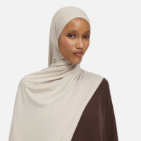 Hijab en jersey de bambou 2026, marque privée, personnalisation, fabricant en gros pour femmes musulmanes