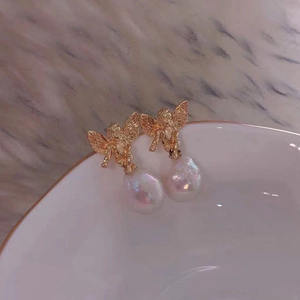 เครื่องประดับเงินแท้ S925 สไตล์นางฟ้า สำหรับงาน DIY ประดับมุก ขนาด 8-10 มม. ทรงกลม และต่างหูแบบห้อย รุ่น 20706 - Product Image 2