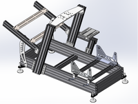 Cockpit complet de simulation de course en aluminium 4080 40120 40160, simulateur de mouvement 4DOF, compatible avec PS4, PS5, PC Gaming