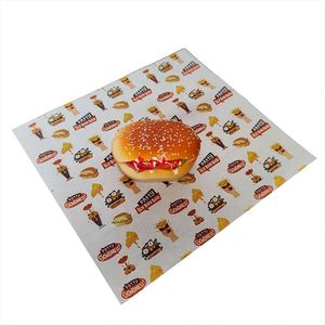 Papel de Embalaje para Hamburguesas Personalizado para Restaurantes, Resistente a la Grasa y de Grado Alimenticio - Product Image 2