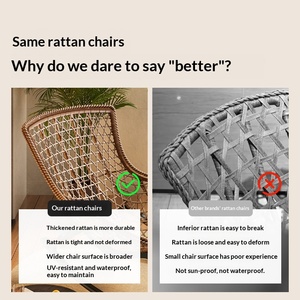 Sedia a Dondolo Reclinabile <span class=keywords><strong>in</strong></span> Metallo Minimalista Moderna, Divano Due-<span class=keywords><strong>in</strong></span>-uno per Balcone e Soggiorno, Arredo da Esterno - Product Image 5