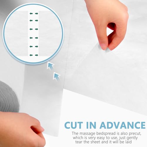 Einweg-Massagetischauflagen aus Vliesstoff, wasserdicht, 80 x 180 cm, auf Rolle - Product Image 4