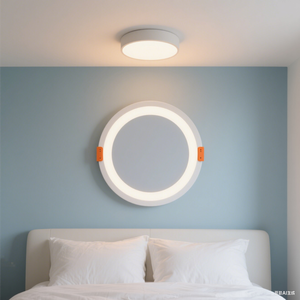 Focio 18W Downlight 1800LM 3000K corpo in alluminio bianco caldo D170 * 25mm incassato per casa ufficio Hotel soggiorno ETL certificato - Product Image 3