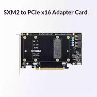 Carte graphique Nvidia V100, adaptateur Sxm2 Pciex16, carte V100 16G 32G pour IA, Nvlink, GPU passif