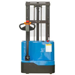 Chariot élévateur électrique à conducteur marchant, capacité de charge <span class=keywords><strong>2</strong></span> tonnes, hauteur de levage 3m, certifié CE, transmission intégrale, promotion exceptionnelle - Product Image 1