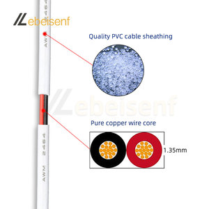 Conectores de alimentación LED con hebilla de bloqueo Cable de 15cm de longitud Conector macho hembra Paso de enchufe de 2 pines 3mm para tira de luces LED de controlador - Product Image 6