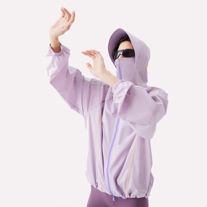 Veste de randonnée légère résistante aux UV UPF50, veste anti-soleil à manches longues pour femmes, Jas Baju Lengan Panjang Babae Na Magaan - Product Image 3