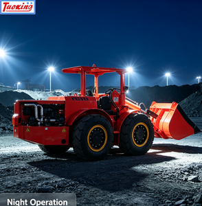 Scooptram diesel souterrain LHD Tuoxing TC-0.6, capacité de 1,2 tonne, puissance de 66 kW, système de surveillance à distance pour l'extraction minière - Product Image 6