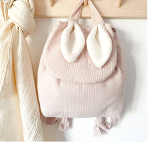 Monogramme lapin sac à dos en gros mignon Pâques lapin sac pour enfants avec de longues oreilles - Product Image 2