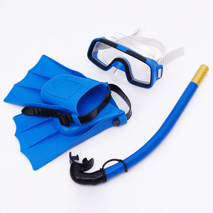 Ensemble de plongée pour enfants, masque de plongée, ailerons, tube respiratoire en plastique, 4-6 ans, unisexe - Product Image 1