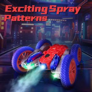 Amazons gran oferta coche de Control remoto de doble cara Drift Stunt Car Led carta luz Control remoto brazo oscilante cara 360 Coche - Product Image 5