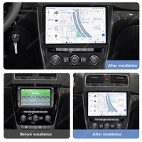DUDUAUTO Android 13 Radio de coche para Skoda Yeti 5L 2009-2014 reproductor de vídeo Multimedia estéreo Car-play navegación GPS DSP