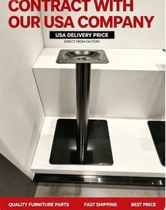 Muebles Personalizados para Restaurantes |   Bases de Mesa de Acero Resistentes para Muebles de Hostelería - Product Image 1