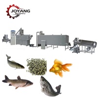 Chaîne de production d'aliments flottants pour poissons de 150-3000 kg/h, extrudeuse de nourriture pour crevettes nageuses et ornements d'aquarium