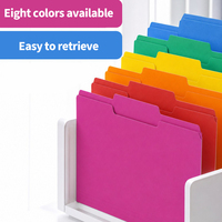 Separadores de Papel Manila Tamaño Carta/Legal A4, Multicolores, Ecológicos, Carpeta de Archivo de Papel Personalizada