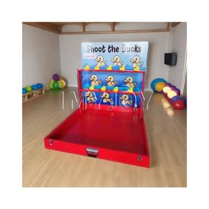 Parque de atracciones, cabina de Carnaval callejero, juego de disparos interactivo, actividades, accesorios, lanzar pelota, golpear, juego de pato pequeño - Product Image 5