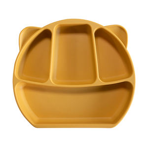 Hxjwx — assiette à dîner en Silicone pour bébés, vente en gros, ventouse, fourchette, cuillère ensemble d'alimentation - Product Image 3