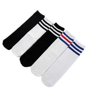 Bas jarretière Style japonais Sexy pour femme, chaussettes en Tube fine, au dessus du genou, bas longs collants de Sport décontractés rayés, vente en gros, - Product Image 5