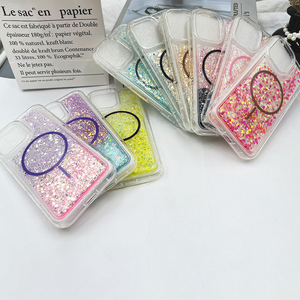 Custodia per <span class=keywords><strong>iPhone</strong></span> in resina epossidica colorata di alta qualità, originale di fabbrica, con glitter, accetta stili personalizzati sfumati e a colore unico per <span class=keywords><strong>iPhone</strong></span> 17 - Product Image 4
