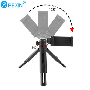 ขาตั้งกล้องขนาดเล็ก BEXIN สำหรับโทรศัพท์และแท็บเล็ต หมุนได้ 360 องศา ใช้สำหรับถ่ายทอดสด - Product Image 1