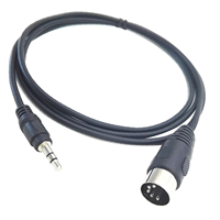 5-poliges Din-Stecker auf 3,5-mm-Stereo-Stecker Profession elles Audio kabel für Computer, MP3/MP4, Stereoanlagen