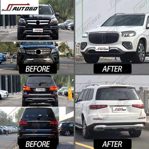 ชุดแต่งตัวถังรถยนต์รุ่น X166 <span class=keywords><strong>GLS</strong></span> 320 400 <span class=keywords><strong>350d</strong></span> 500 550 ปี 2013-2019 ขายดีจากโรงงาน อัพเกรดเป็นรุ่น X167 สไตล์ Maybach ปี 2024-2026 - Product Image 2