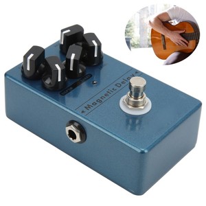 Delay Effect Pedal Metal <strong>Dark</strong> Blue Magnetic Echoes Delays Pedals with Time Depth Speed <strong>Knob</strong> - Product Image 6
