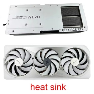 Disipador de calor de tarjeta de vídeo de refrigeración RTX4090 RTX4080 para Gigabyte GeForce <span class=keywords><strong>RTX</strong></span> 4080 <span class=keywords><strong>4090</strong></span> <span class=keywords><strong>AERO</strong></span> OC tarjeta gráfica de repuesto GPU disipador de calor - Product Image 1