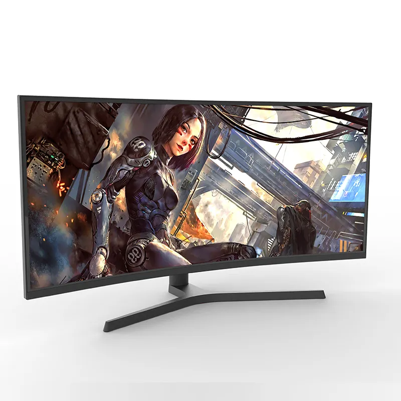 21:9 Siêu Rộng 34Inch Màn Hình Cong 144HZ 100HZ Màn Hình Máy Tính Màn Hình Chơi Game 4K