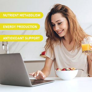 Gommes au vinaigre de cidre de pomme de qualité supérieure, glucides et sucres totaux, favorisent un poids sain, gommes à la vitamine B12 - Product Image 3