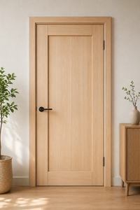 Porte en bois massif Sengon, légère, durable, écologique, porte intérieure, finition lisse, taille personnalisée, cadre robuste, abordable - Product Image 4