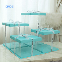 Boîtes à gâteaux 11 pouces pour pâtisserie, économiques, pour ananas, blanches, 4 pour 30 cm, emballage 6, 8, 10 pouces, pour mariage à Dubaï, 20x20 cm