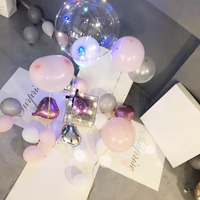Boîte cadeau personnalisée grande taille pour surprise avec couvercle, idéale pour baby shower, anniversaire, Noël, Saint-Valentin, fiançailles