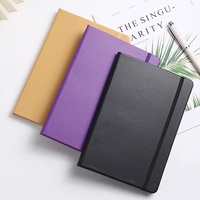 Carnet de notes professionnel A5 à couverture rigide, papier ligné épais, avec bande élastique, pour le bureau, l'école, les cadeaux d'entreprise personnalisés