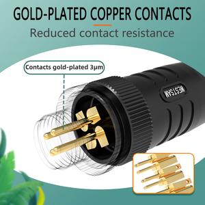 M12 kết nối DIN loại nhự<span class=keywords><strong>a</strong></span> góc cạnh cắm với nữ và nam screwing một B D mã 2-8 Pin lĩnh vực cài đặt cho PG7 PG9 PG11 - Product Image 6